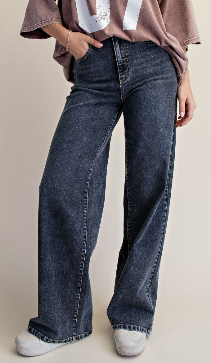 The Off-Duty Wide-Leg Jeans