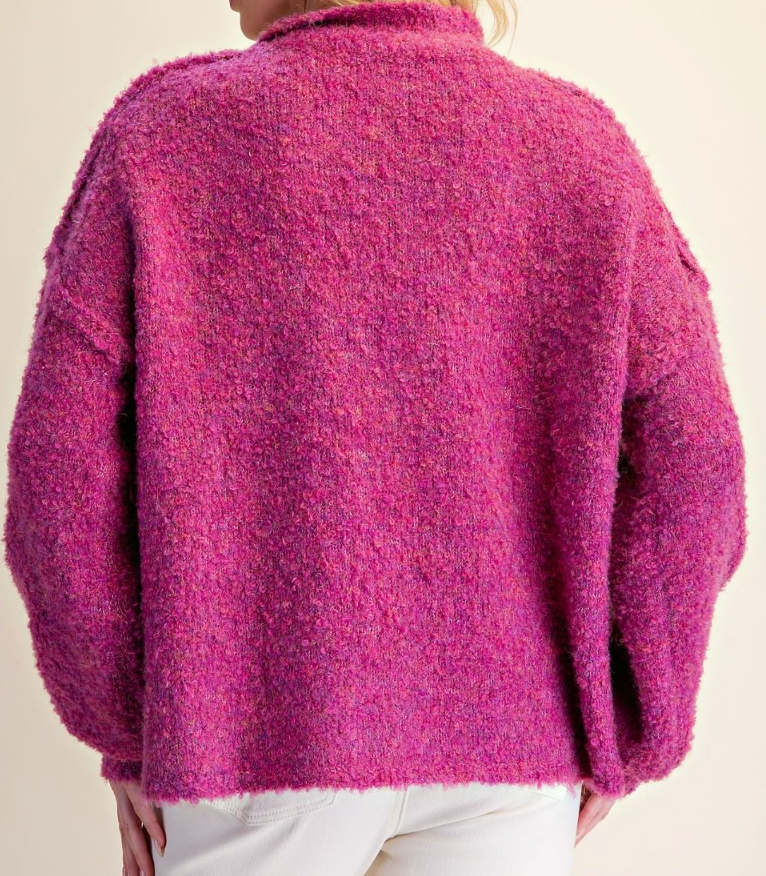 The Berry Bloom Knit Cardigan