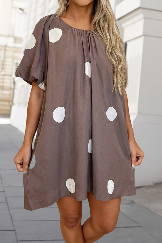 Polka Dot Mini Dress