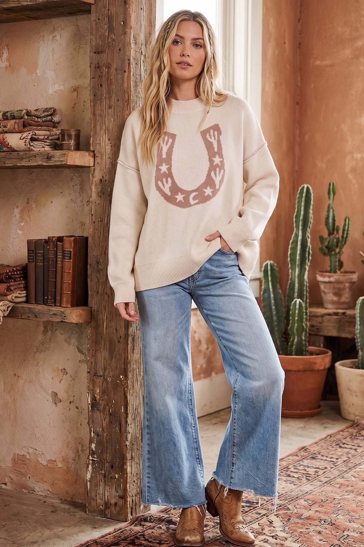 Horseshoe Knit Sweater
