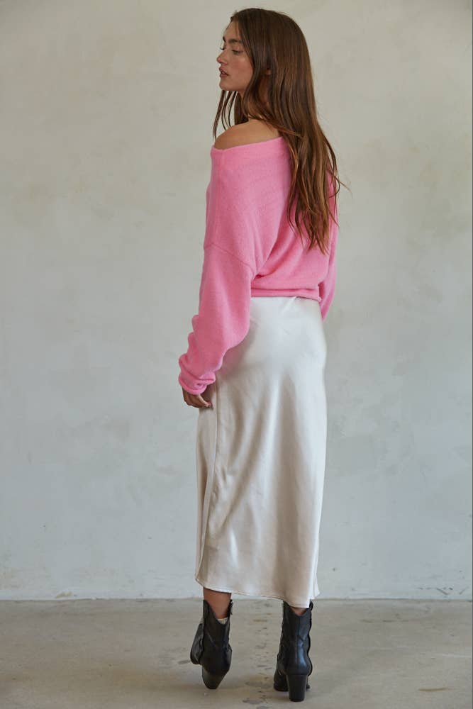 Boat Neck Pullover Top