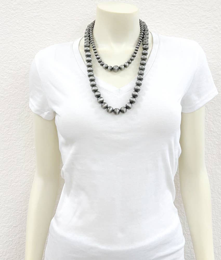 Layered Navajo Pearl Necklace
