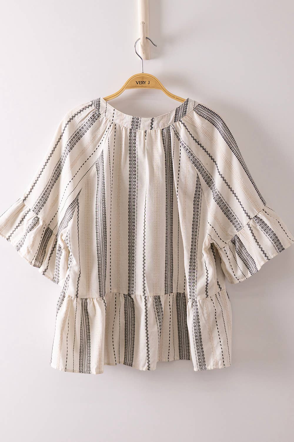 Effortless Charm Peplum Top