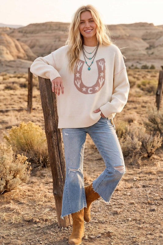 Horseshoe Knit Sweater
