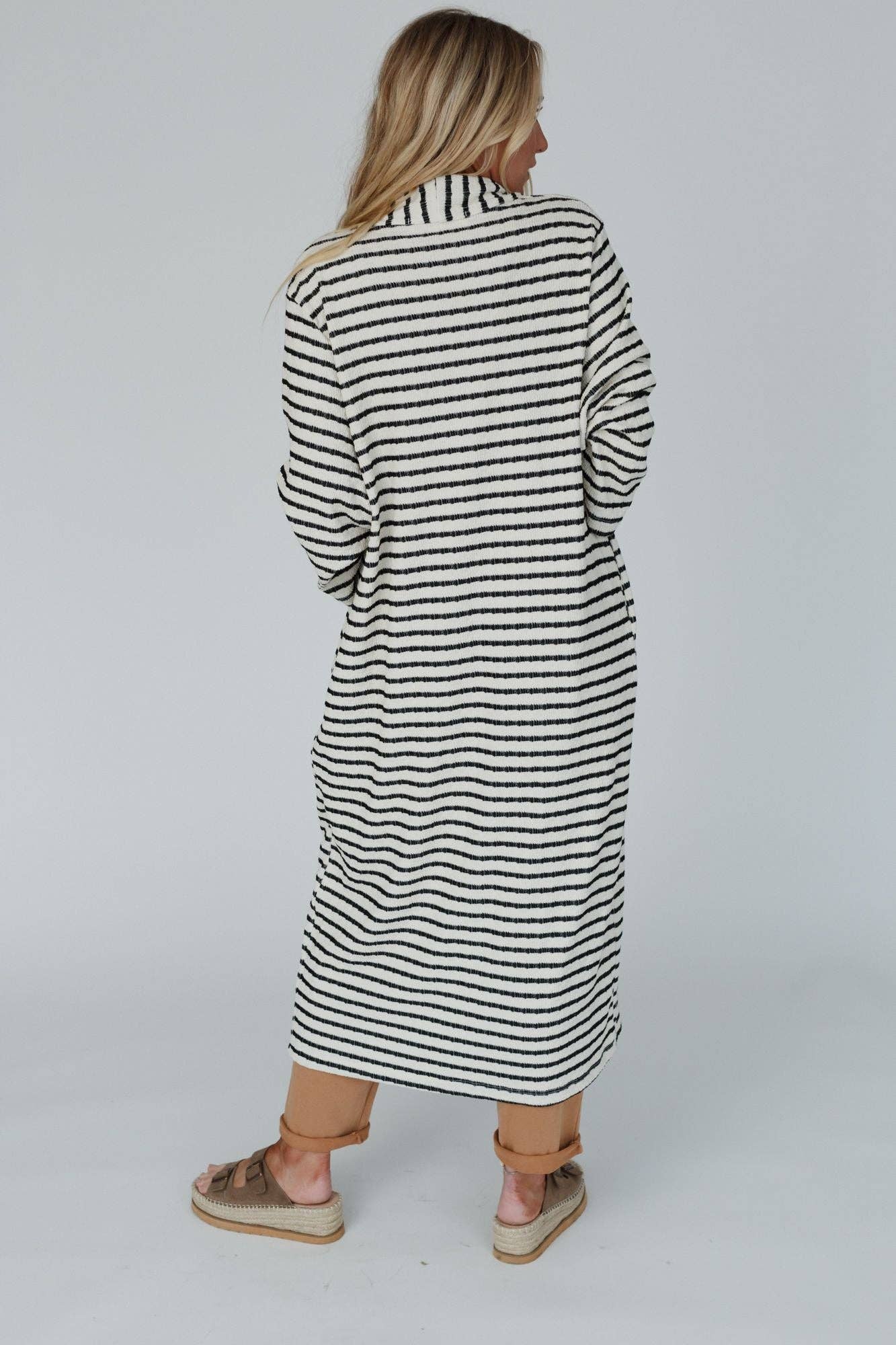 Venyx Striped Duster Cardigan