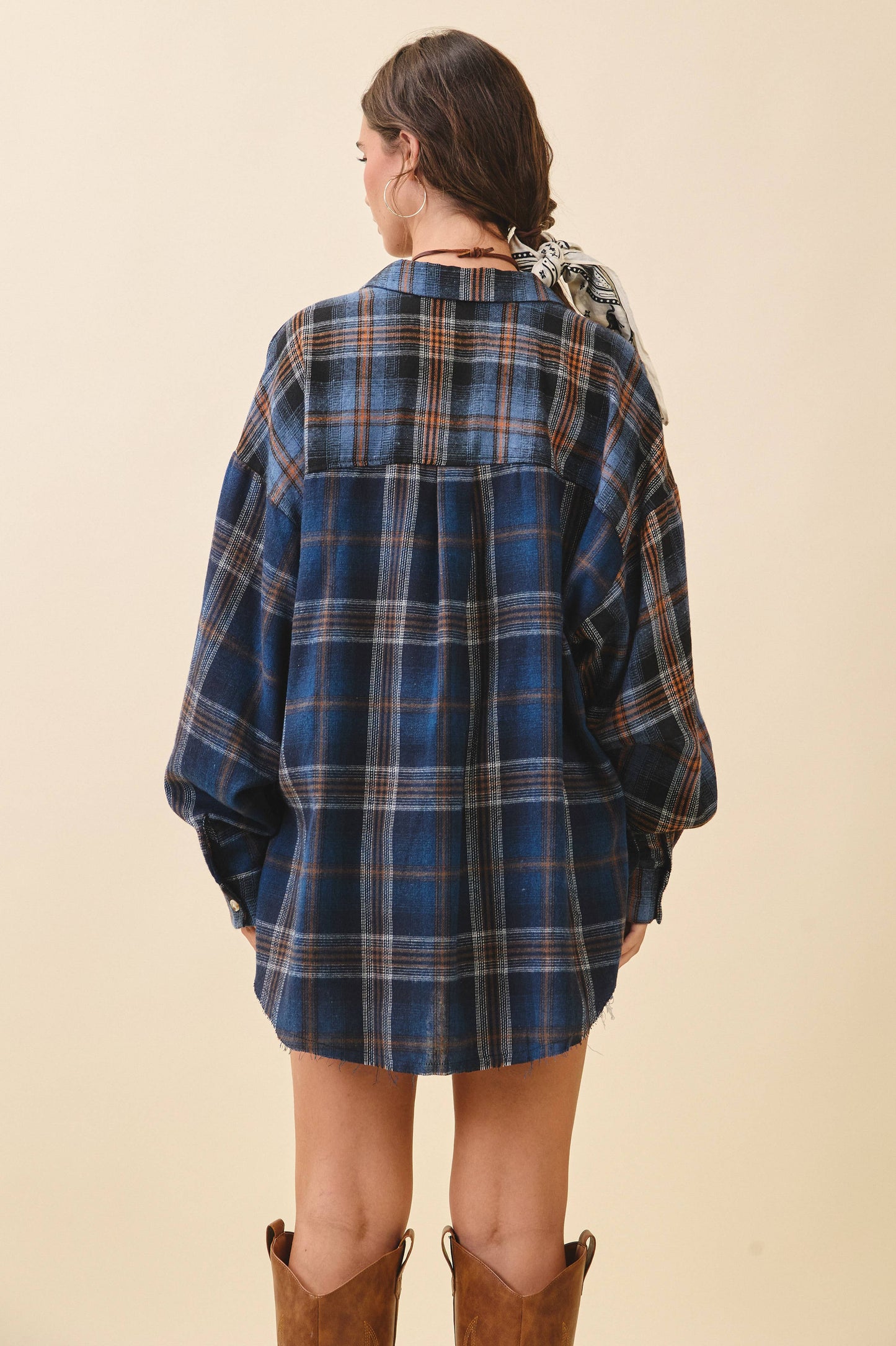 Kambrie Plaid Flannel Shirt