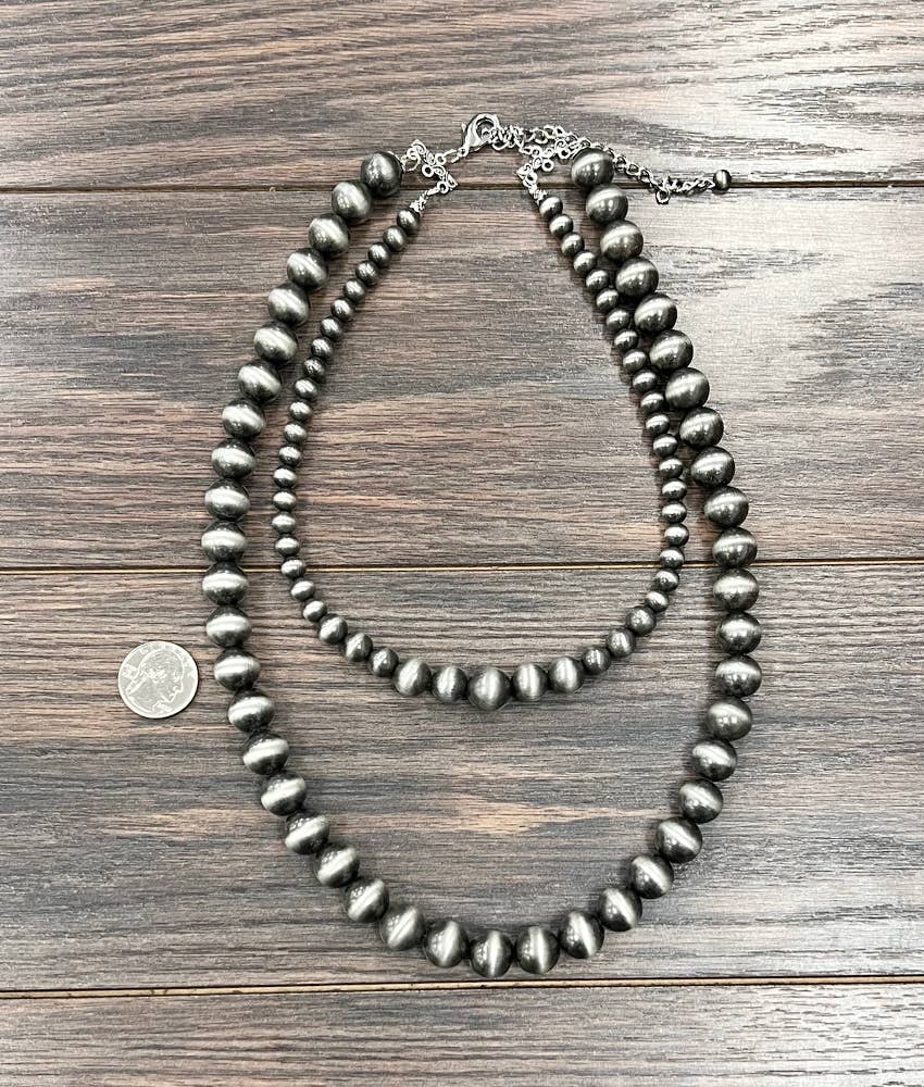 Layered Navajo Pearl Necklace