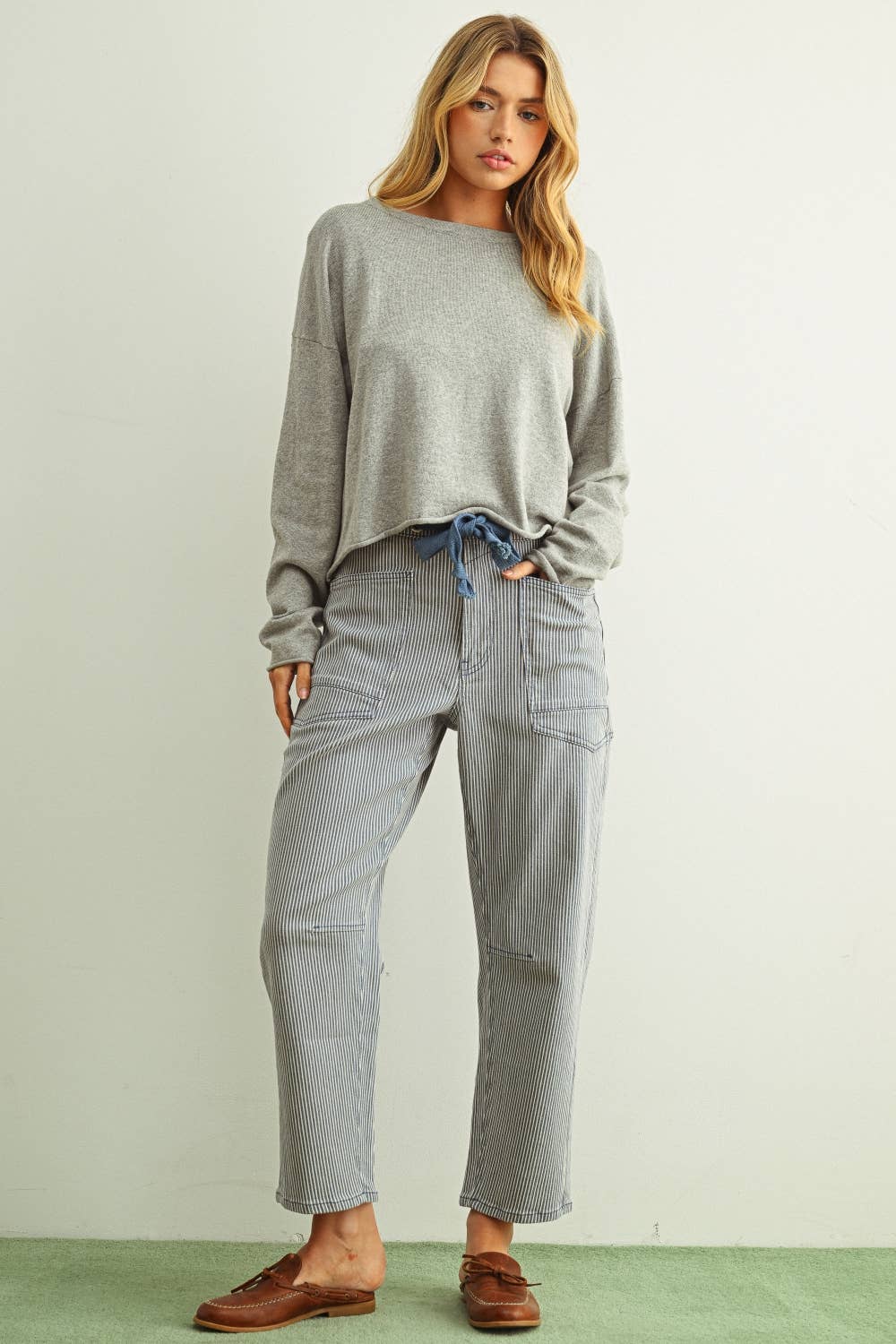 The Easygoing Rolled Hem Top