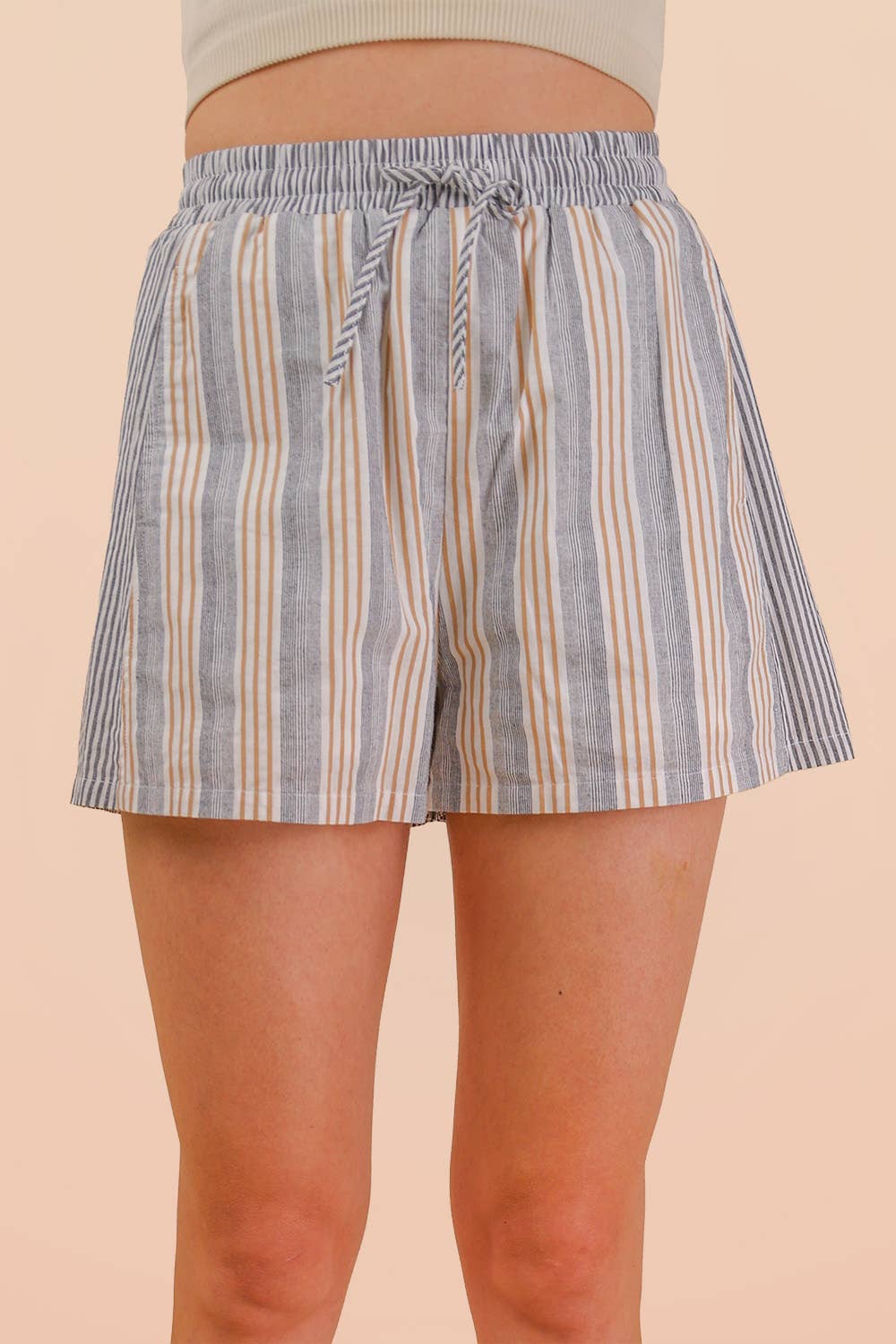 Striped Button Down Set