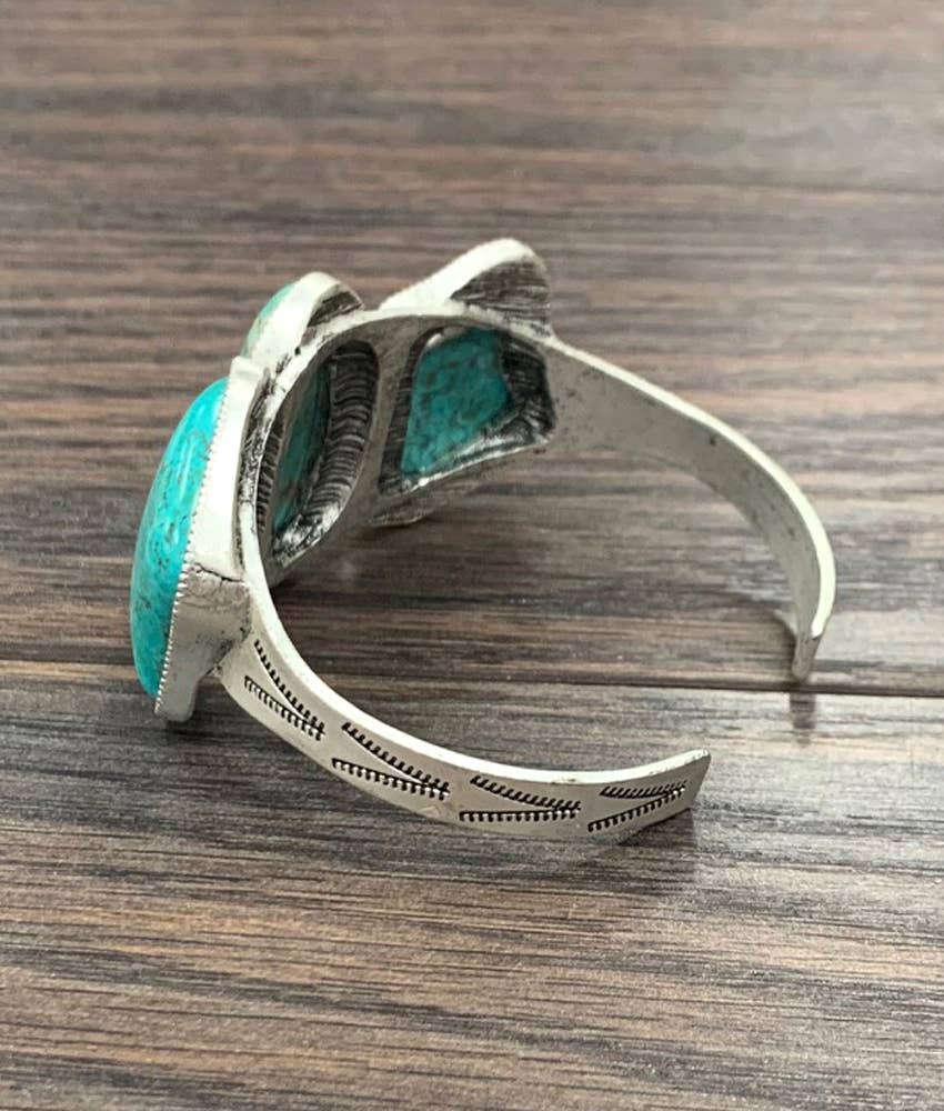 Navajo Turquoise Cuff Bracelet