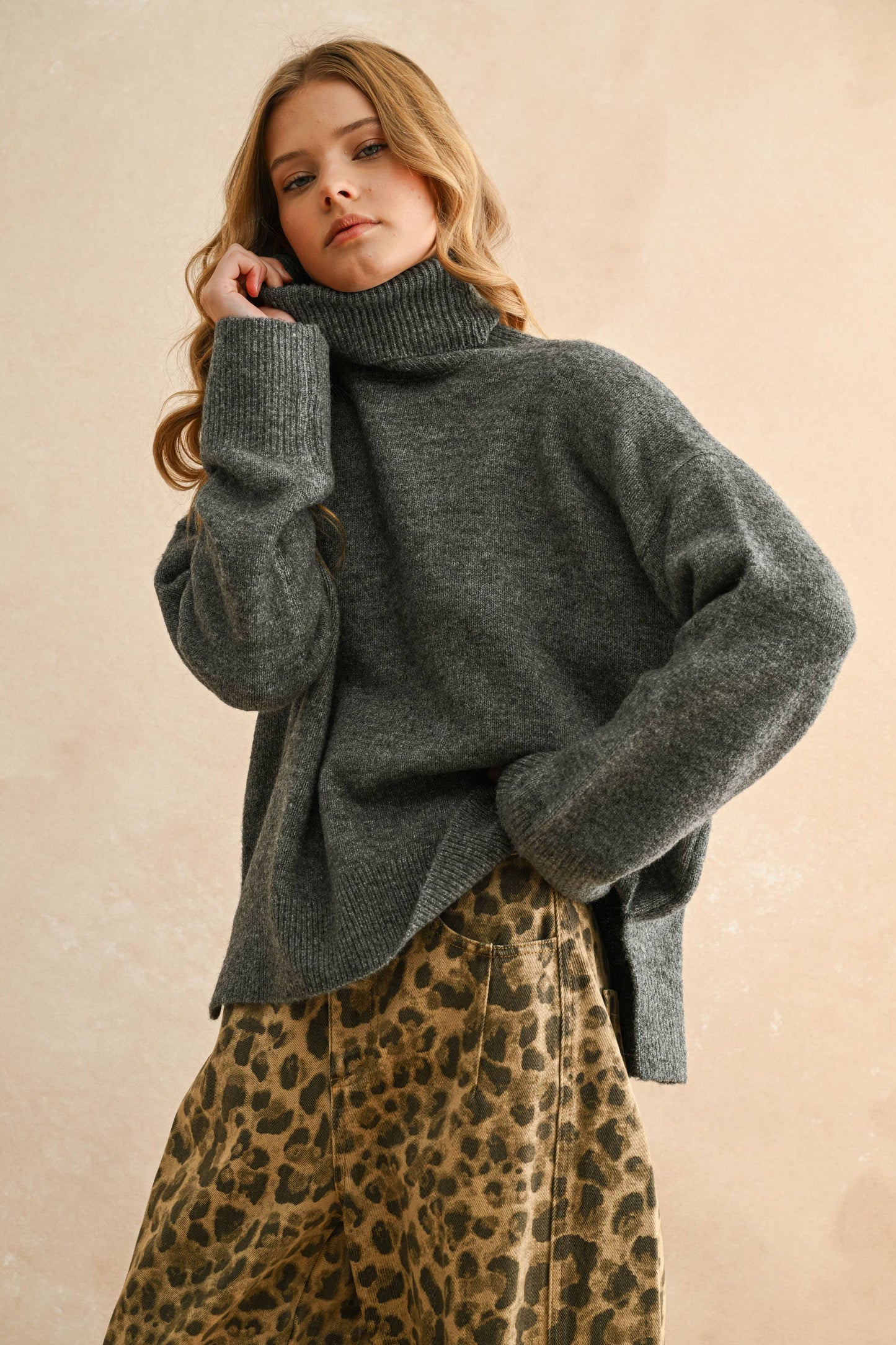 Oversized Turtleneck sweater